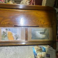 Mensole in noce Liberty