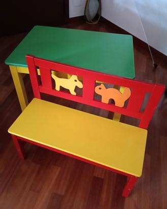 tavolino e panchina IKEA 