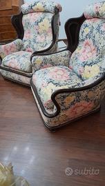 Poltrone in legno radica