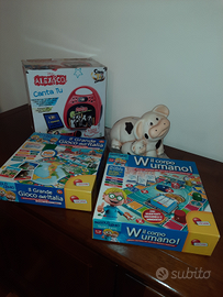 Quattro giochi per ragazzini Lisciani