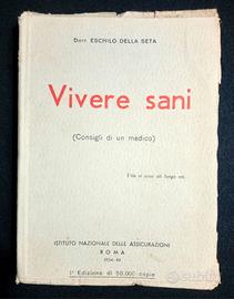 Libro vintage: Vivere sani.