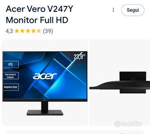 MONITOR ACER 24 POLLICI