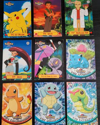 Lotto di 32 carte Pokémon Topps serie 1