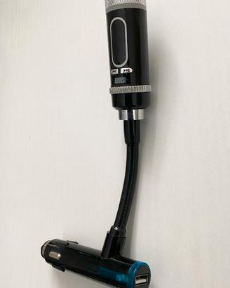 Trasmettitore FM Bluetooth con Vivavoce e batteria