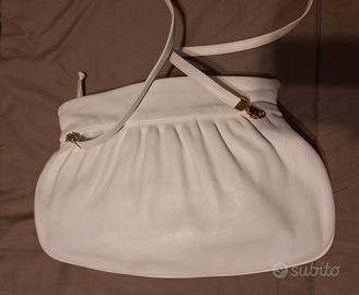 Borsa in vera Pelle bianca- Firenze sud 