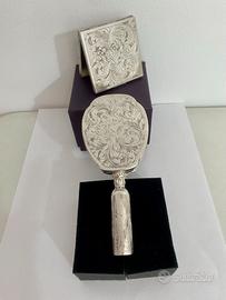 Servizio in argento 800 da toeletta - Anni 20