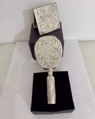 Servizio in argento 800 da toeletta - Anni 20