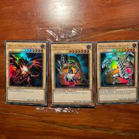 Drago bianco occhi blu mago nero drago nero