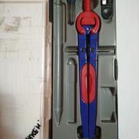 compasso da disegno con punte di ricambio 