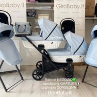 Gemellare NUOVI NEGOZIO trio carrozzina gemelli