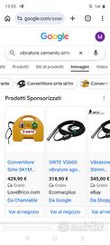 Vibratore cemento