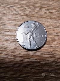 Moneta Rara 50 lire 1994