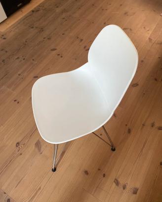 Sedie Design Bianche – Moderne – Struttura Cromata