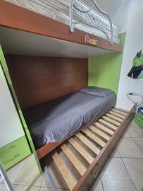 Letto Struttura triplo letto