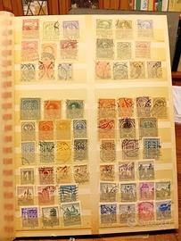 Raccoglitore per francobolli con 469 diversi 