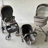 Trio Inglesina Aptica Grey+Adattatore Isofix