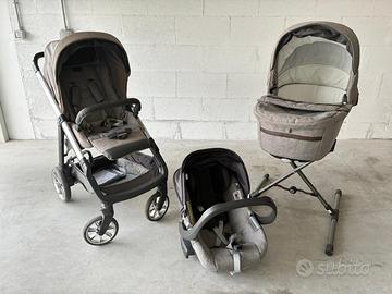 Trio Inglesina Aptica Grey+Adattatore Isofix