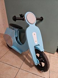 vespa legno bici senza pedali bambino