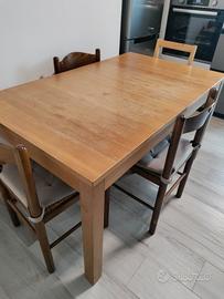 Tavolo ikea 140x84 allungabile 