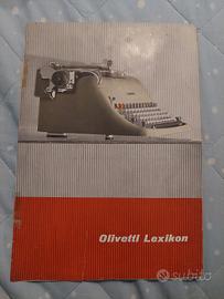 Depliant macchina da scrivere Olivetti Lexikon