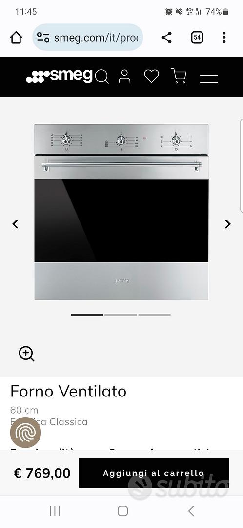 smeg Forno ventilato sf6381x