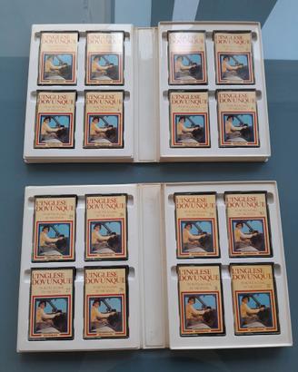 inglese d'ovunque in cassette come da foto