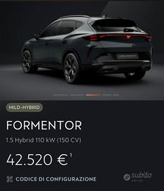 Cupra Formentor 1.5 Hybrid DSG