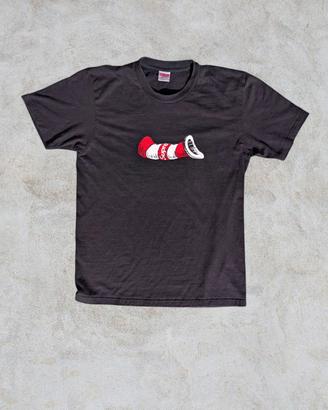 T-shirt Supreme "Cat in the hat" colore nero
