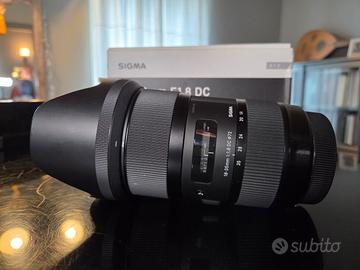 Sigma 18-35mm f/1.8 DC Art –  Canon EF 
