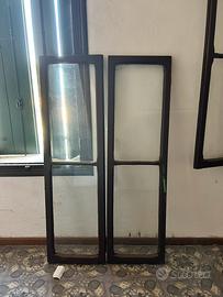 9 finestre anni 50 (no telaio) e 2 porte con vetro