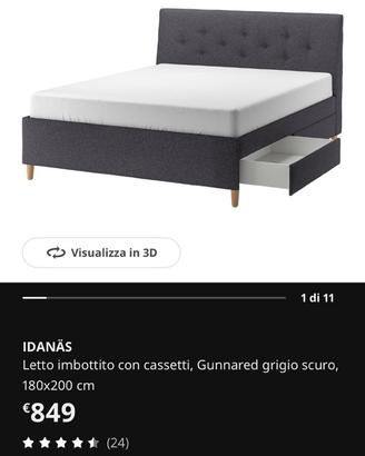 Letto matrimoniale ikea