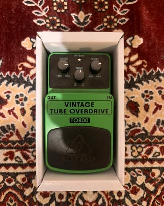 Pedale TO800 vintage Tube Overdrive behringer