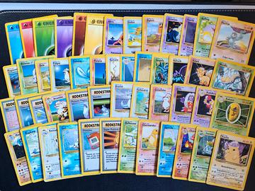 50 Carte Pokemon Set Base Tutte Diverse 