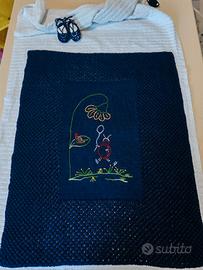 copertina neonata fatta a mano