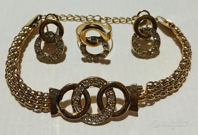 ✨ Set Coordinato – Bracciale + Anello + Orecchini