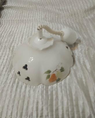 lampadario in ceramica
