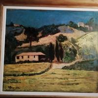 QUADRO OLIO SU TAVOLA DEL MAESTRO PIERO SLONGO