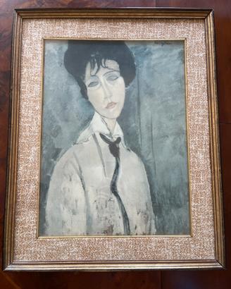 Donna con cravatta nera - Amedeo Modigliani