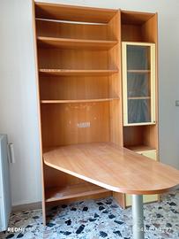 Libreria con scrivania