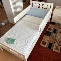 Letto Ikea Kritter con materasso 160x70