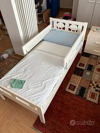 Letto Ikea Kritter con materasso 160x70