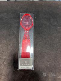 Cucchiaio rosso trasparente Cav Home & Gift –nuovo