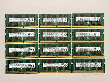 12x 16GB RAM DDR4 2400MHz SODIMM SK Hynix