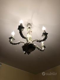 Lampadario in Capodimonte