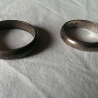 Coppia fedi Oro per la Patria 8/11/1935