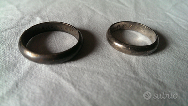 Coppia fedi Oro per la Patria 8/11/1935