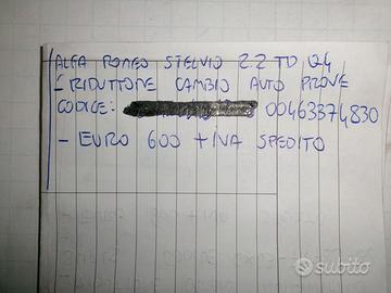 Riduttore cambio alfa stelvio cod n 00463374830