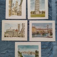 Acquerelli  Bellini artista Firenze Pisa Toscana