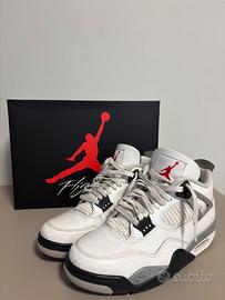 Nike Air Jordan 4 Retro “White cement” Taglia 43