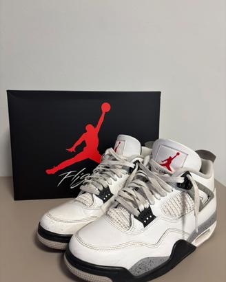 Nike Air Jordan 4 Retro “White cement” Taglia 43